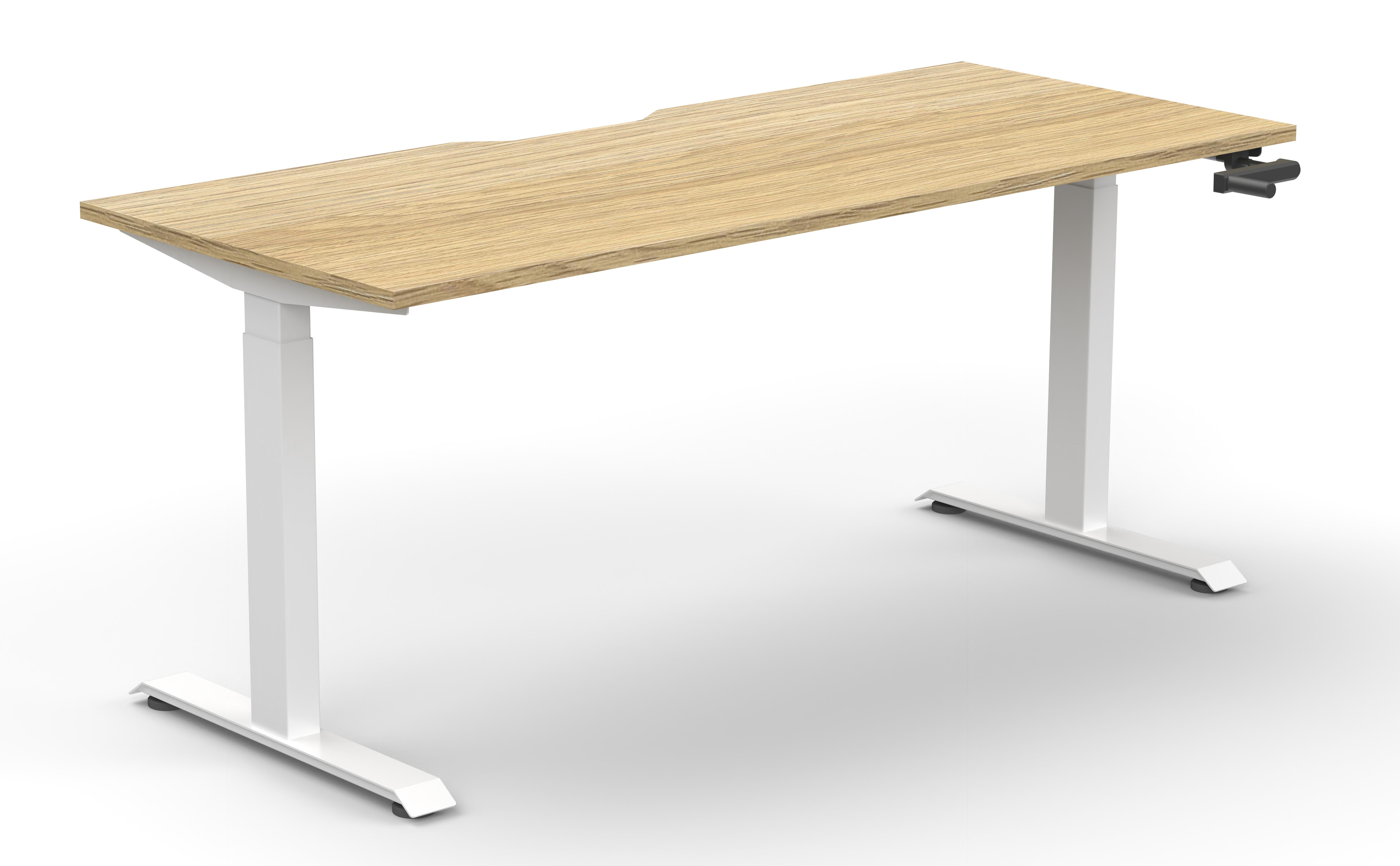 Boost Manual Height Adjustable Straight Desk